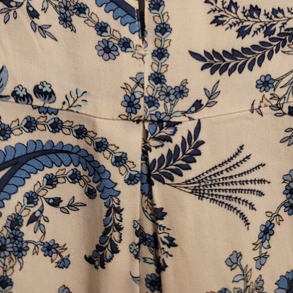 💎NWOT H&M Blue Shades/White Paisley Tunic Dress - Picture 3 of 8